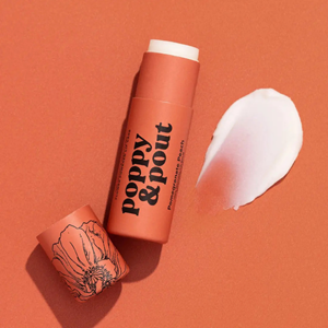 Poppy & Pout Lip Balm -  pomegranatepeach
